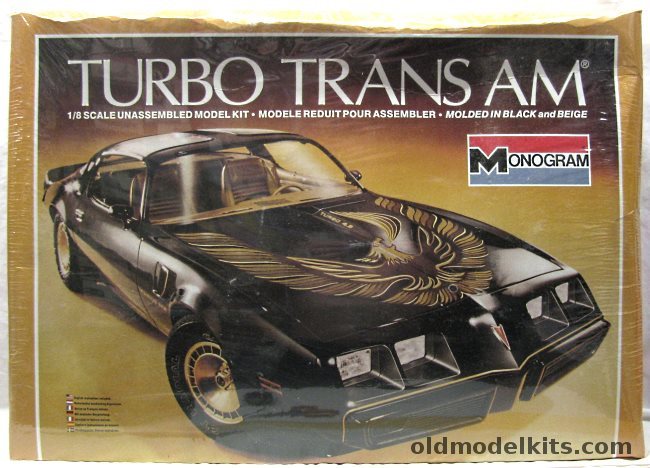 Monogram 1/8 1980 Turbo Trans Am, 2605 plastic model kit